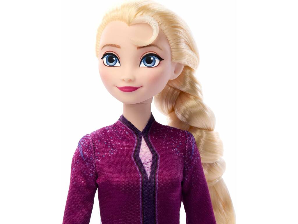 Poupée Elsa Frozen avec ours en peluche