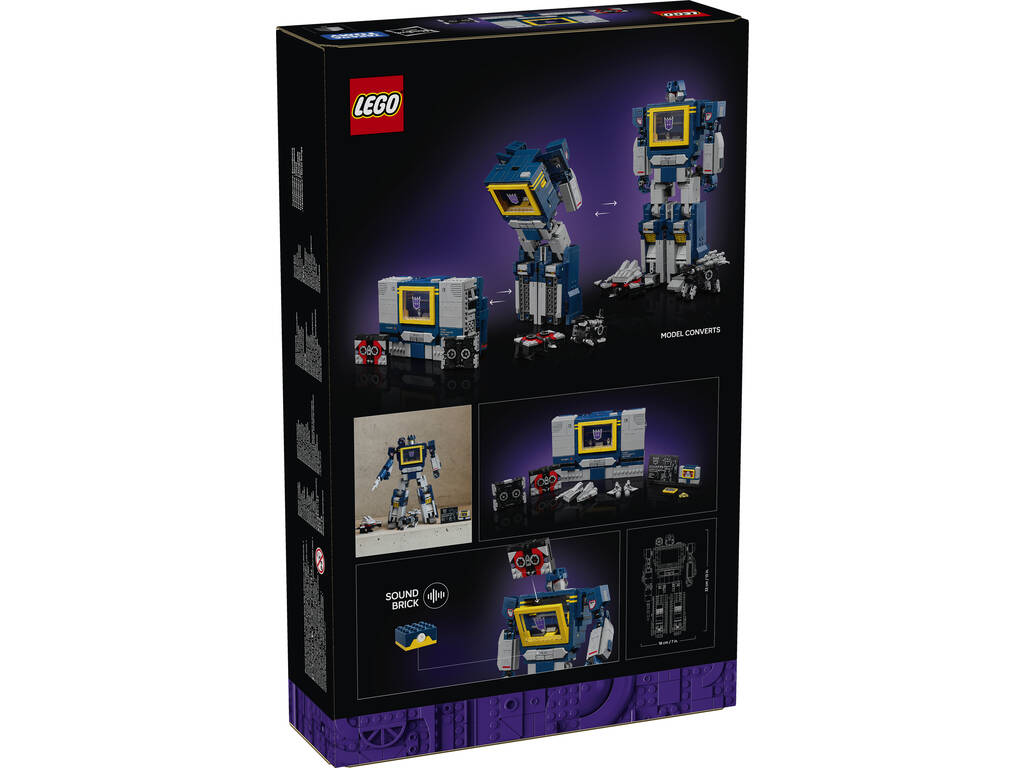 Lego Icons Transformers : Soundwave 2 en 1
