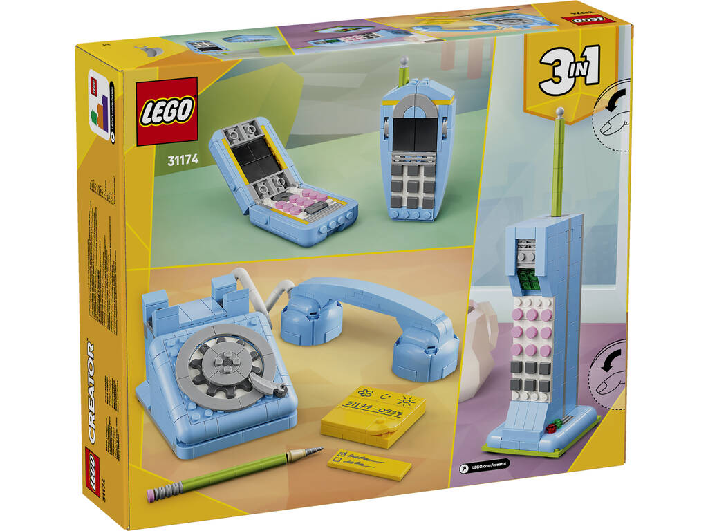 Lego Creator 3 en 1 Teléfono Retro