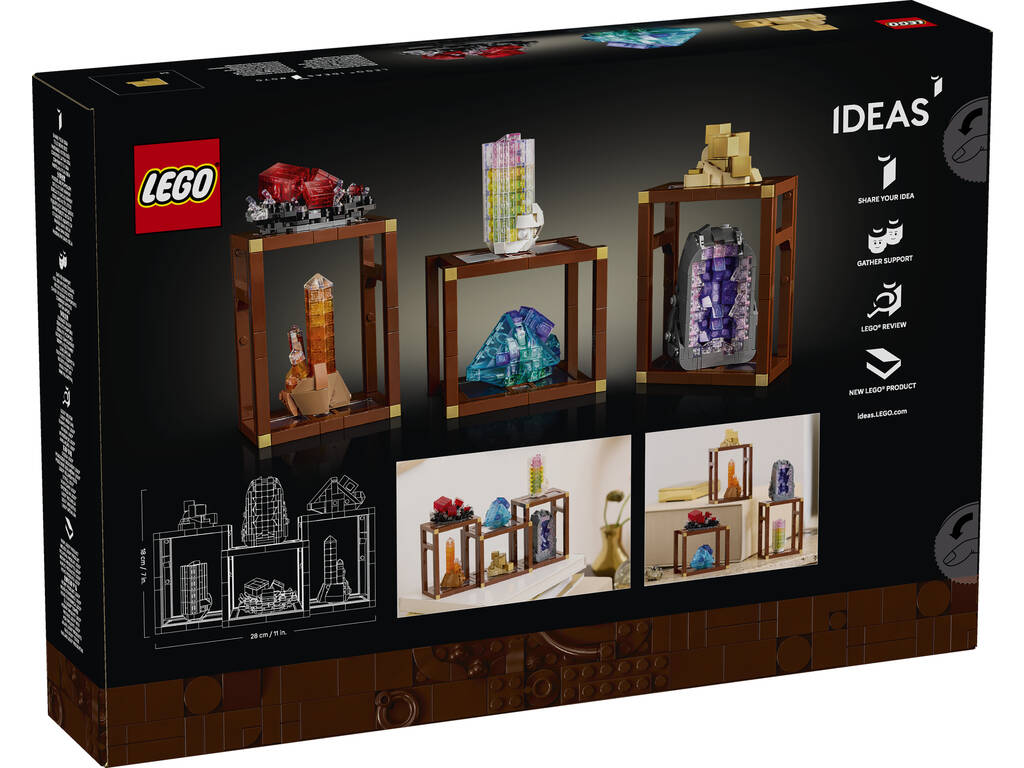Lego Ideas Collection de minéraux