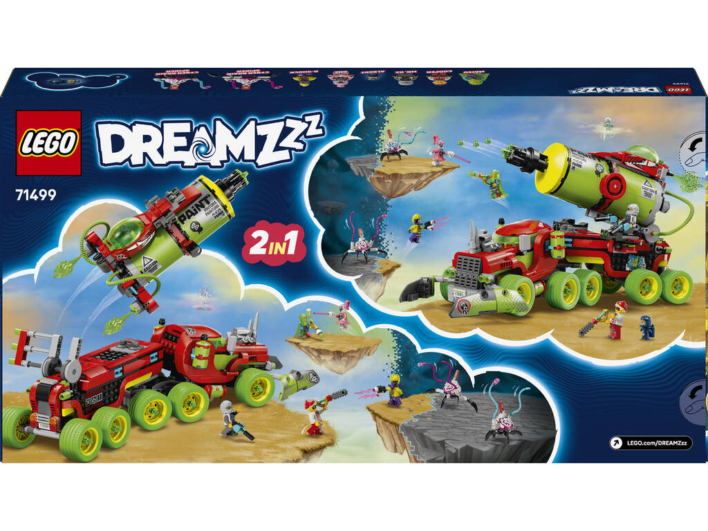 Camion pulvérisateur de peinture Lego Dreamzzz de Matthew