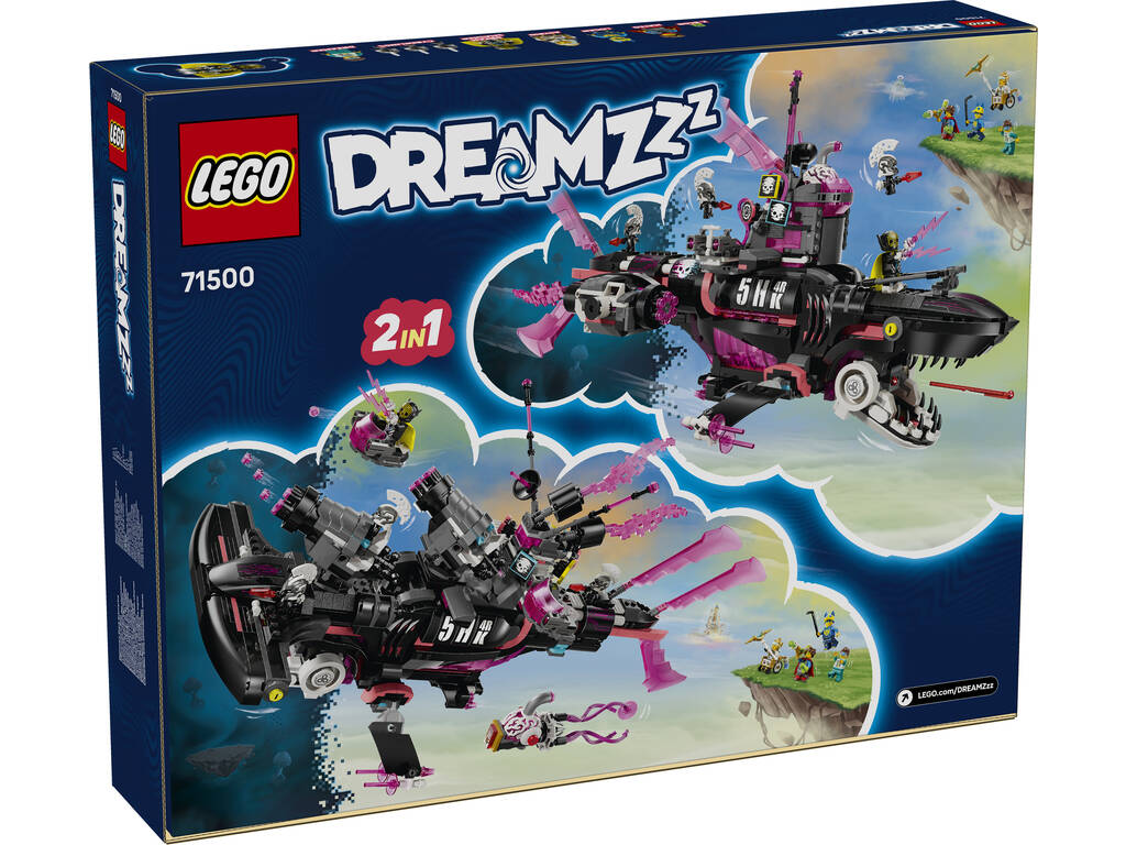 Lego Dreamzzz Submarino Tiburón de las Pesadillas