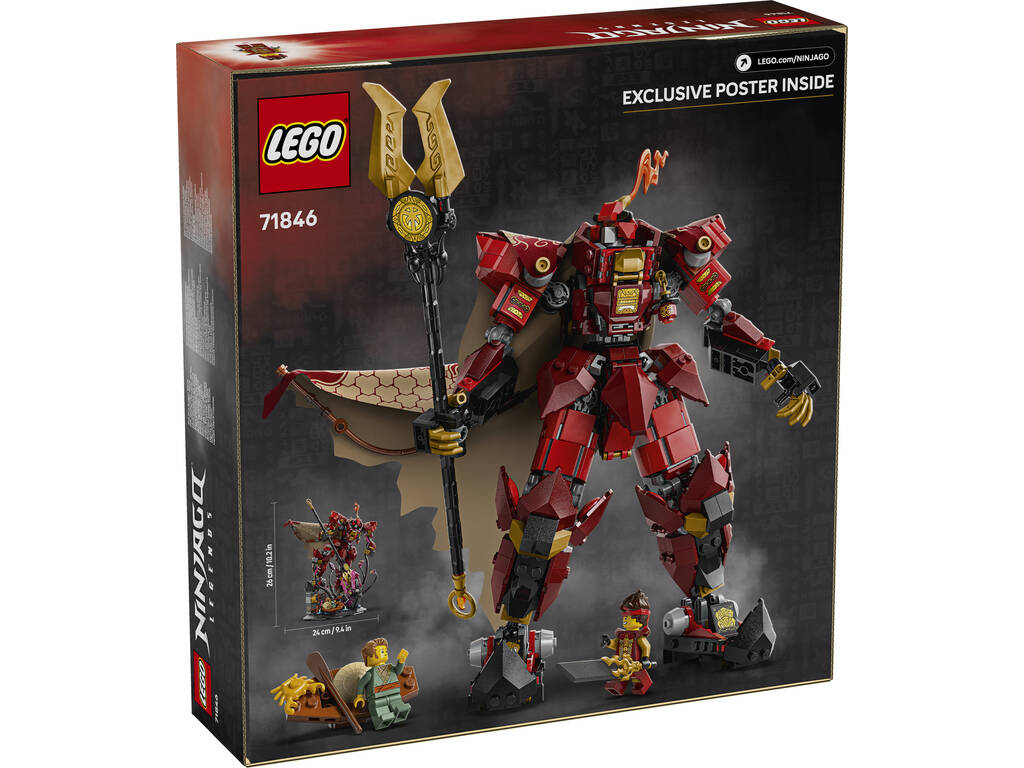 Lego Ninjago Meca Caballero del Fuego