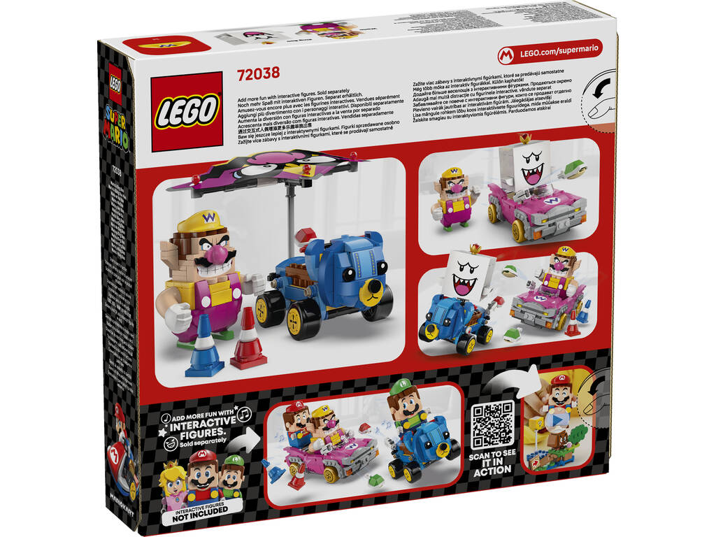 Lego Super Mario Mario Kart: Wario y Rey Boo