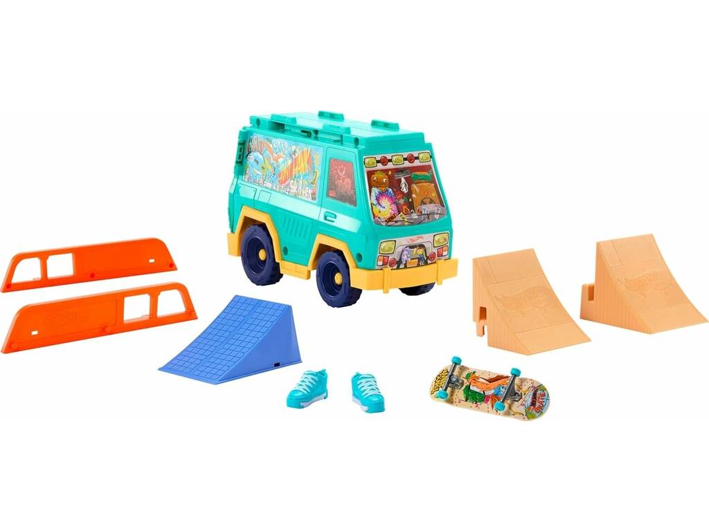Hot Wheels Skate Van Tony Hawk avec accessoires