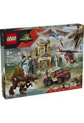 Lego Jurassic World Rebirth Mission arienne : Spinosaurus et Quetzalcoatlus