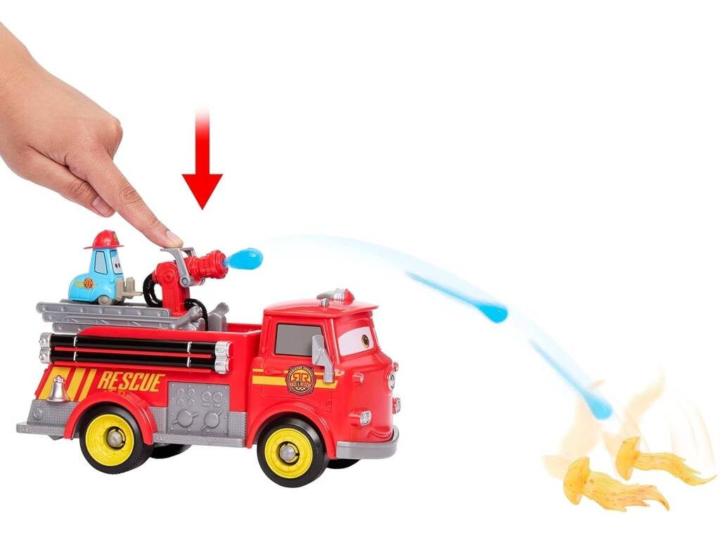 Cars Radiator Spreings Race & Rescue Red Fire Truck et Guido