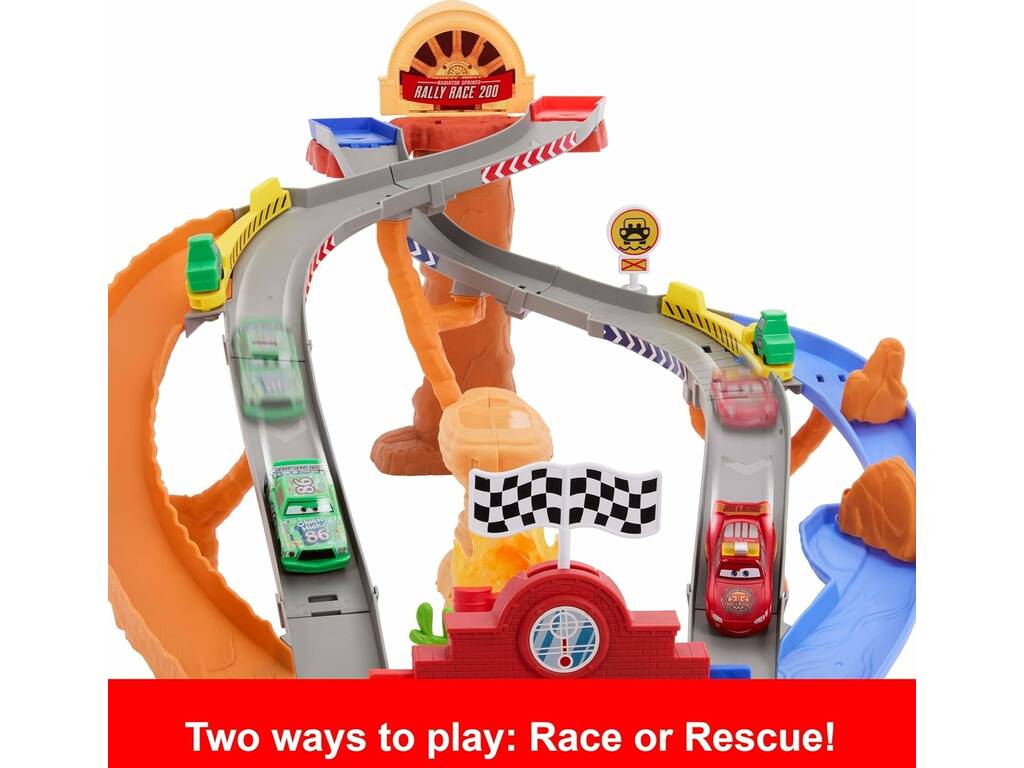 Cars Radiator Spreings Race & Rescue Piste de course de sauvetage