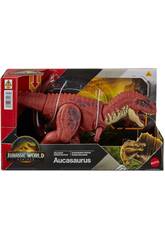 Jurassic World Rebirth Figurine Aucasaurus Rugissement sauvage de 33 cm