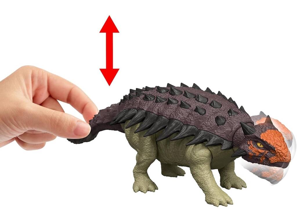 Jurassic World Rebirth Figura Ankylosaurus Rugido Salvaje