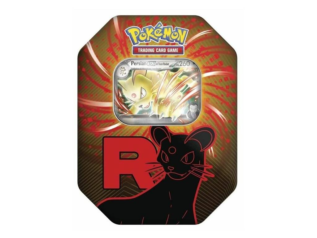 Pokémon TCG Escarlata y Púrpura Rivales Predestinados Lata con 4 Sobres
