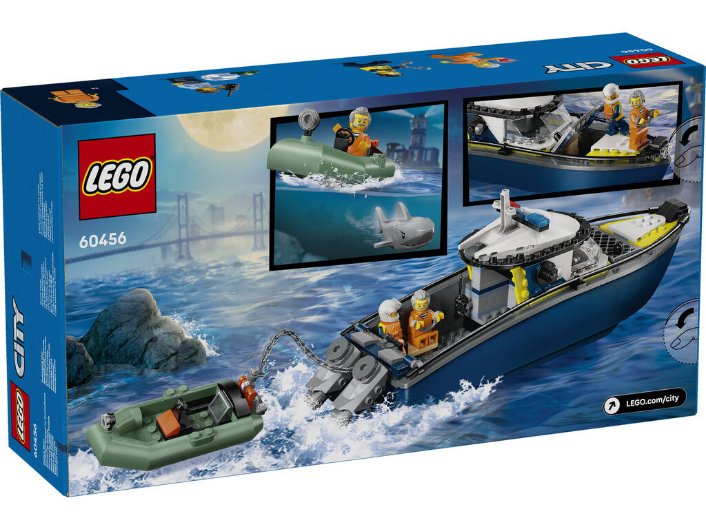 Lego City Persecucion en Barco de Policia