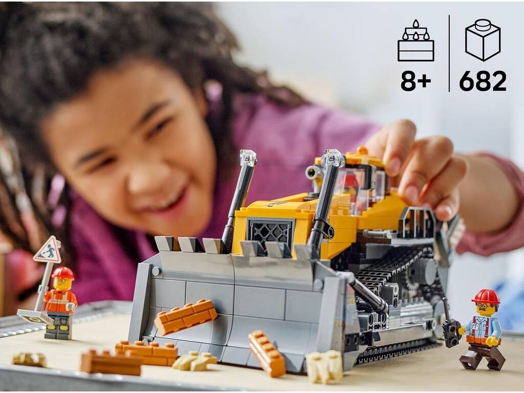 Lego City Bulldozer Jaune