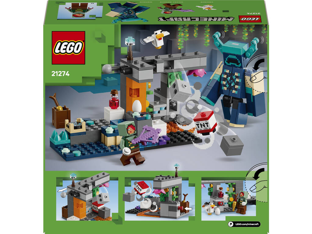 Lego Minecraft La rencontre avec le gardien