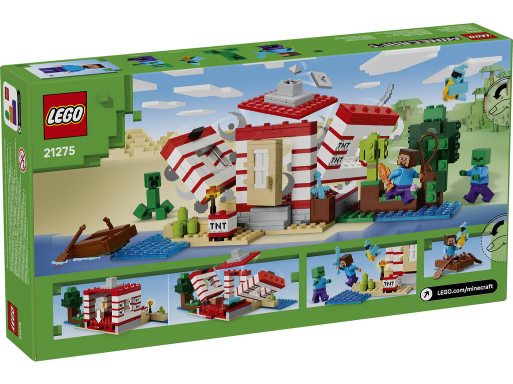Lego Minecraft Dynamite Jungle House