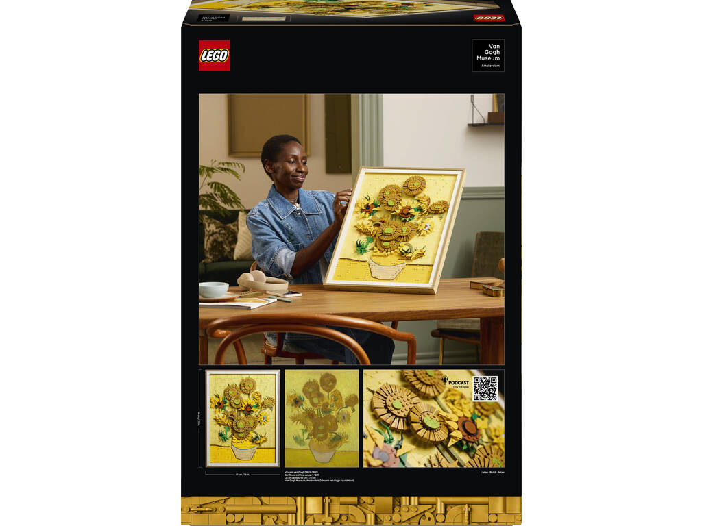 Lego Art Vincent VAn Gogh Los Girasoles