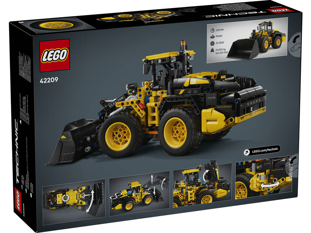 Lego Technic Chargeur sur pneus Volvo L120 Electric