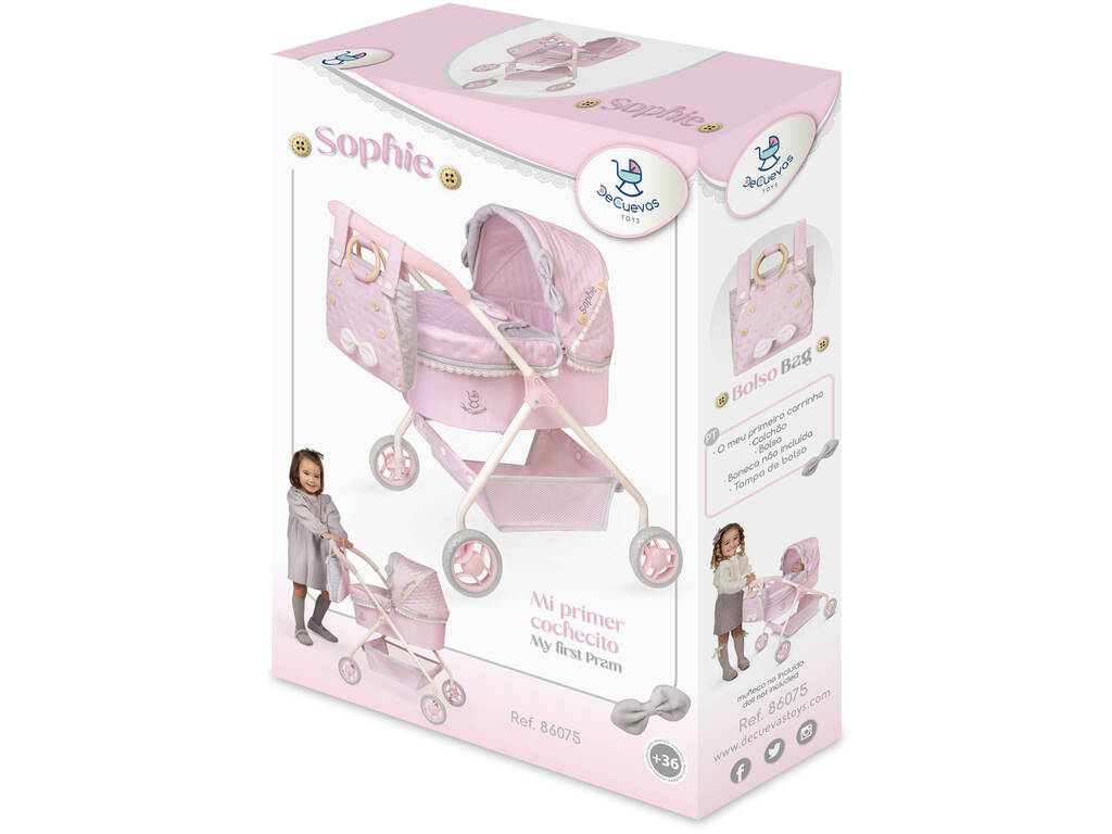 Poussette pour poupées Ma première poussette Sophie avec sac