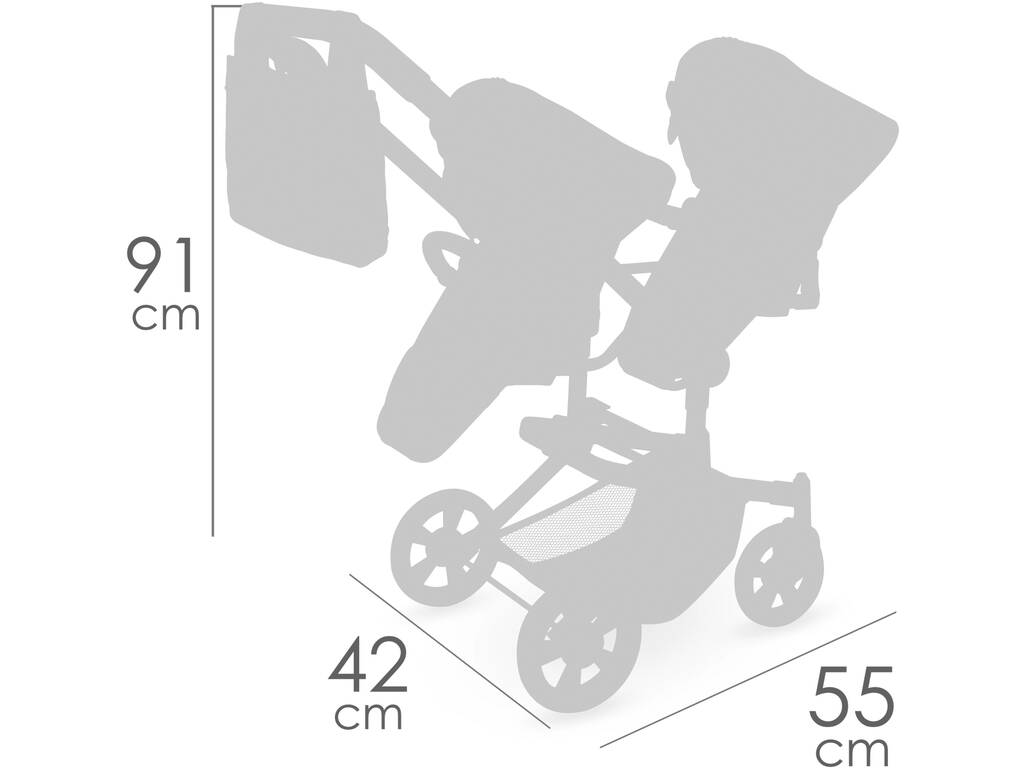 Chaise pliante pour jumelles Sophie