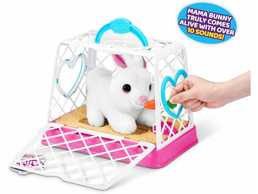 Pets Alive Mamma Bunny avec bébé surprise