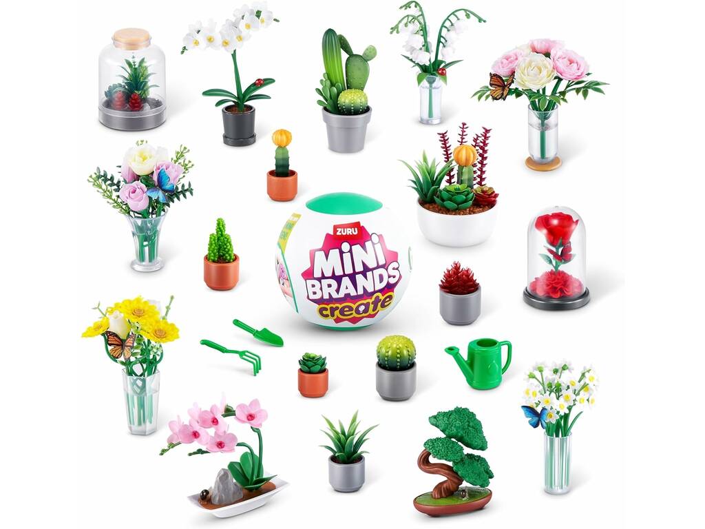 Zuru Mini Brands Create Bola Sorpresa Garden