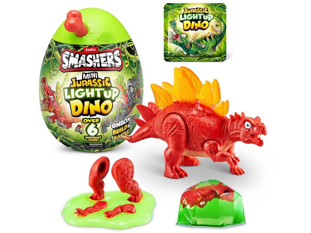 Jurassic Mini Light Up Dino Série 1