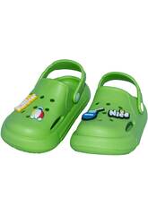 Sabots perfors EVA pour enfants, vert, taille 30