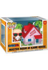 Funko Pop Town Dragon Ball Figura Master Roshi con Kame House