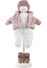 Robe pour poupe de 42 cm avec veste  capuche et bonnet