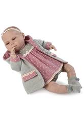 Boneca Bebé Chorona Valeria de 50 cm com Peso Real e Casaco