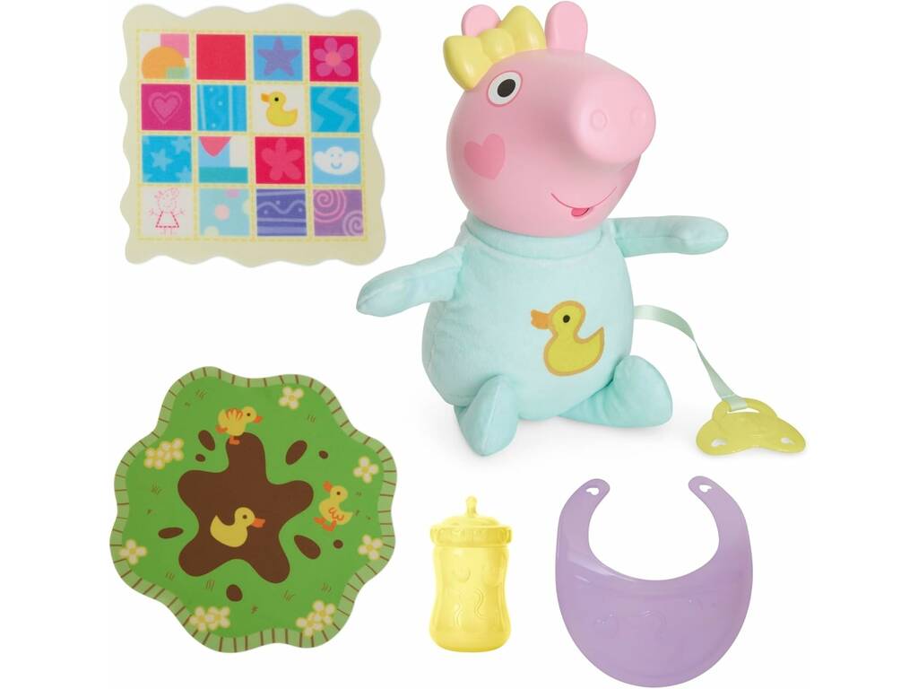 Peppa Pig Evie Grognements et câlins de 20 cm avec sons