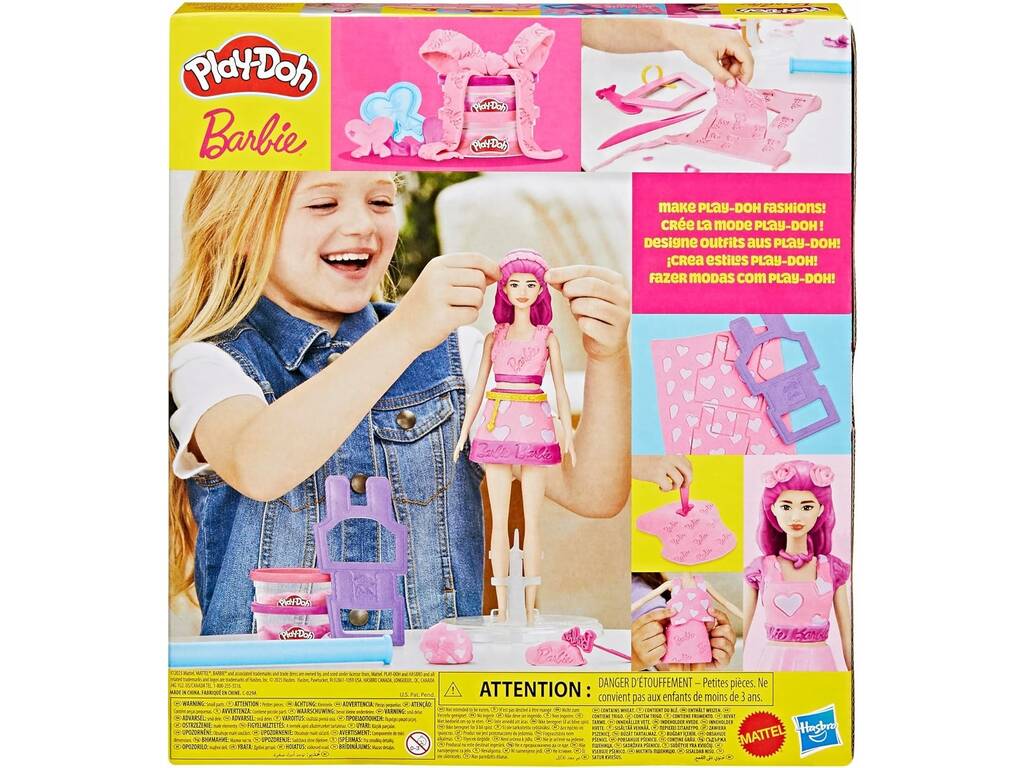 Playdoh Barbie Coeurs et Cheveux