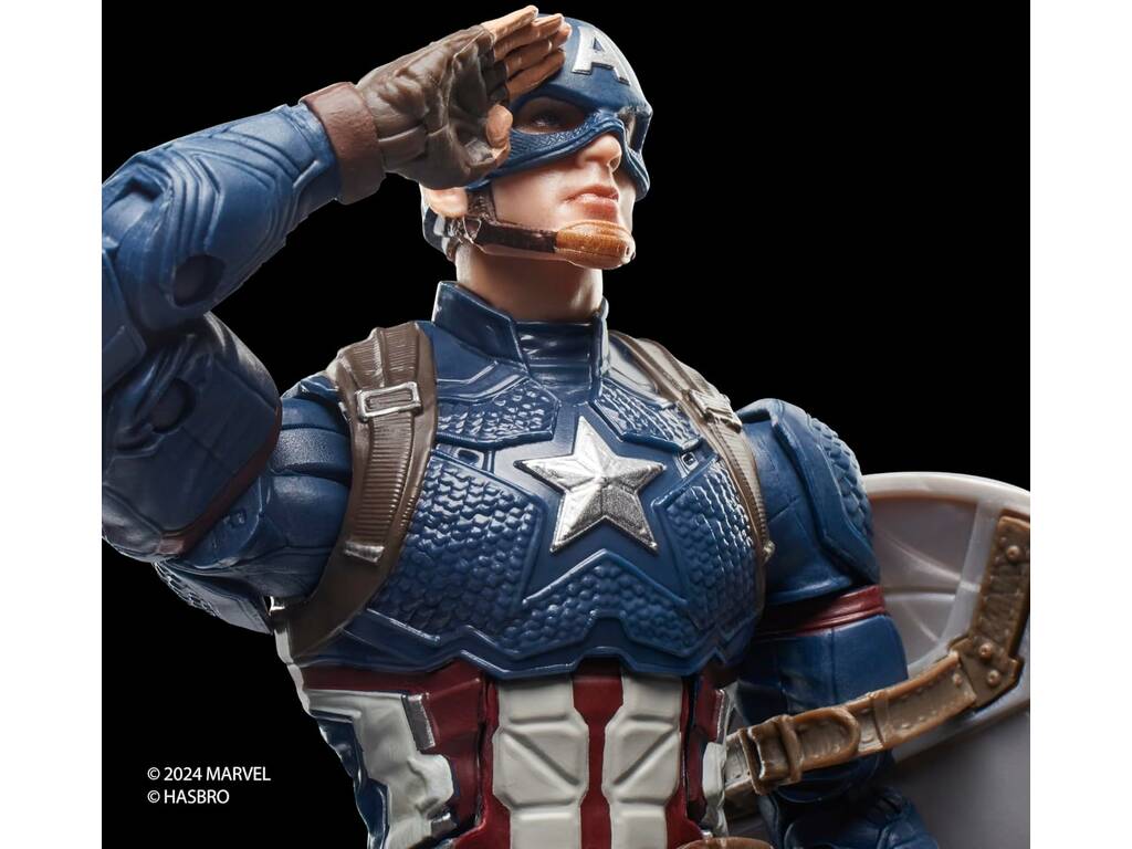 Marvel Legends Series Figura Capitán América de 16 cm