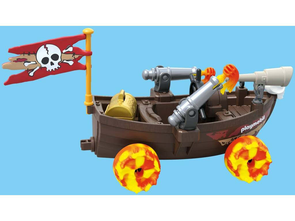 Playmobil FunStars Racing bateau pirate