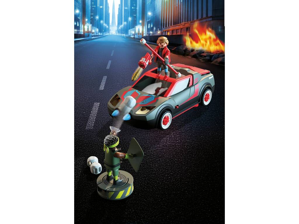 Playmobil Héroes con Vehículo Volador