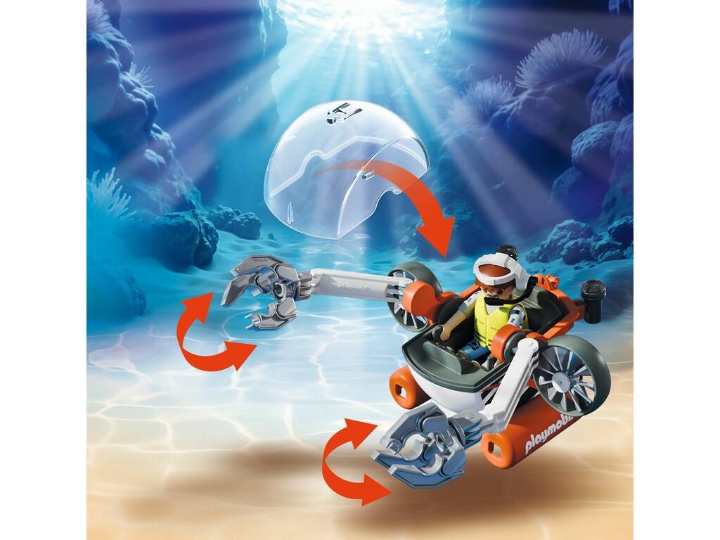Playmobil Búsqueda del Tesoro con Submarino