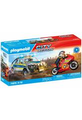 Playmobil City Action Pick Up Persecución Policial