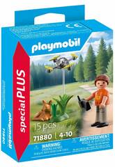 Playmobil Special Plus Set Rescate de Un Cervatillo con Dron