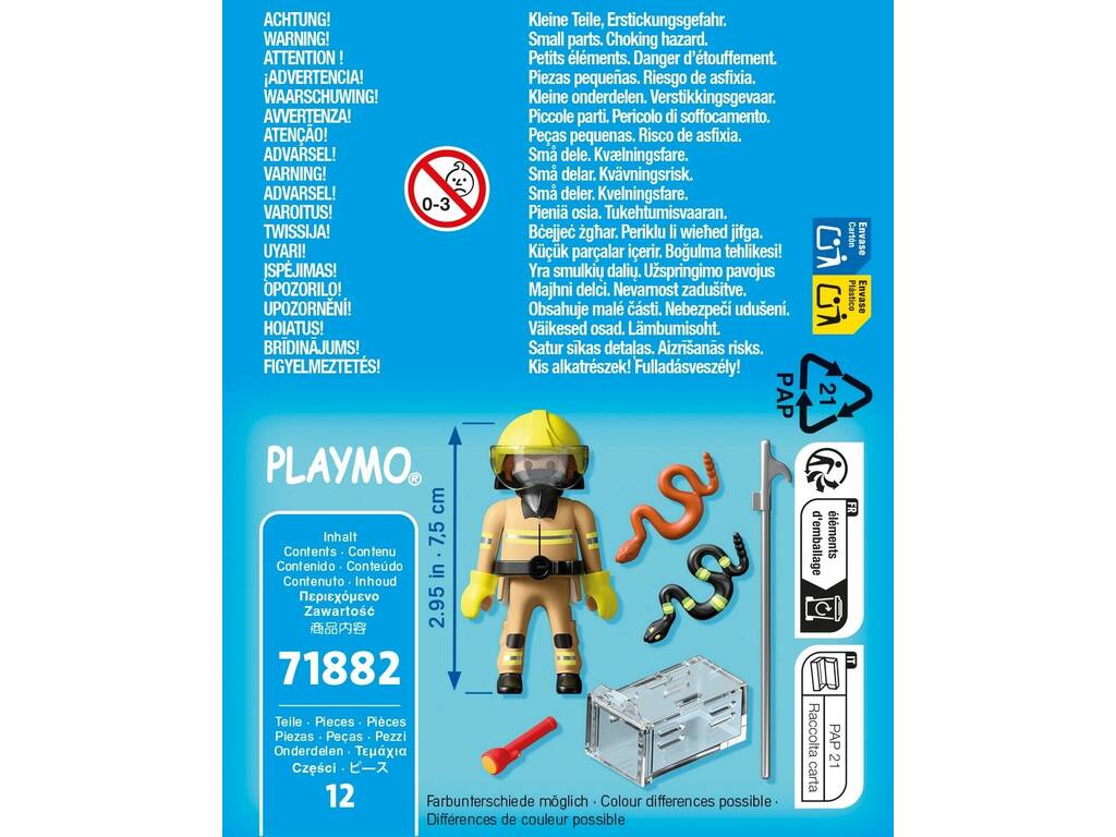 Playmobil Special Plus Figure de sauvetage du serpent avec accessoires