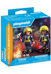 Playmobil Dou Pack Bomberos