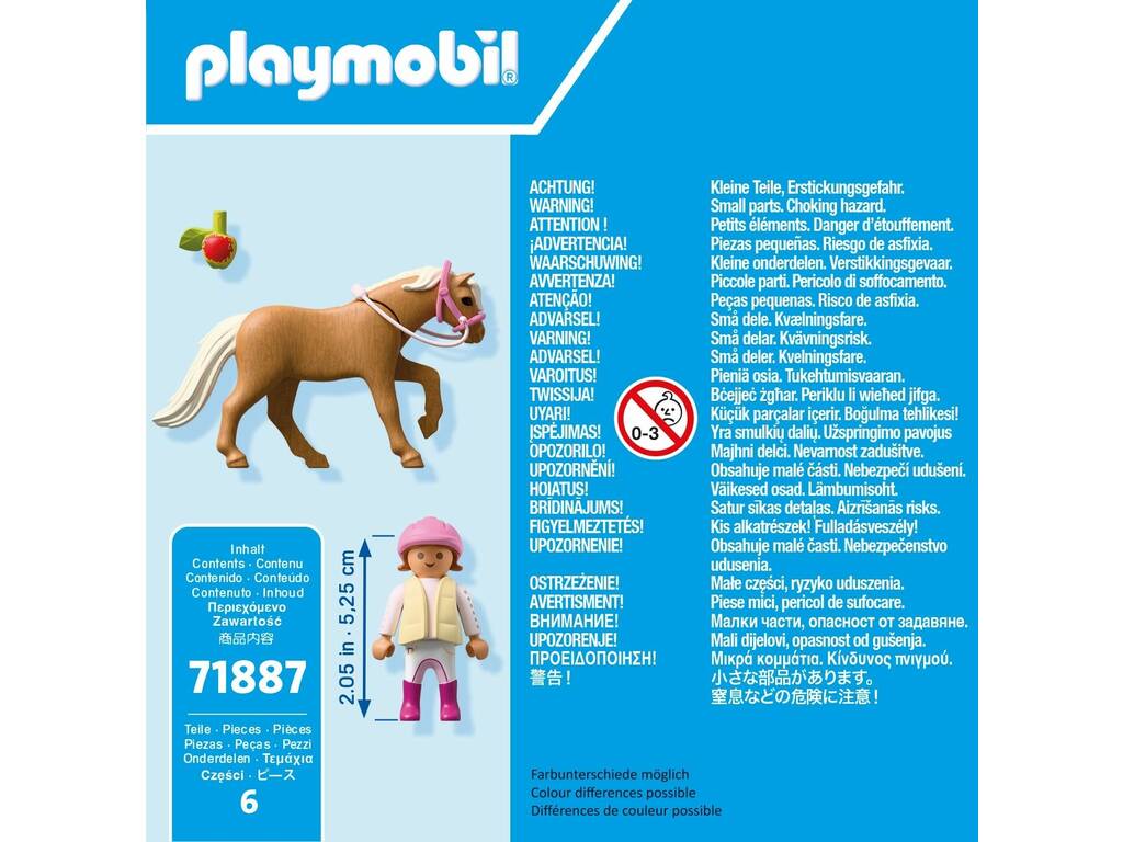 Playmobil Dou Pack fille avec poney
