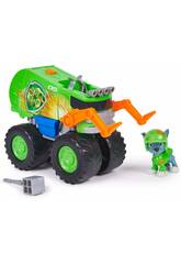 Patrulha Canina Rescue Wheels Veículo Recycle Truck com Figura Rocky