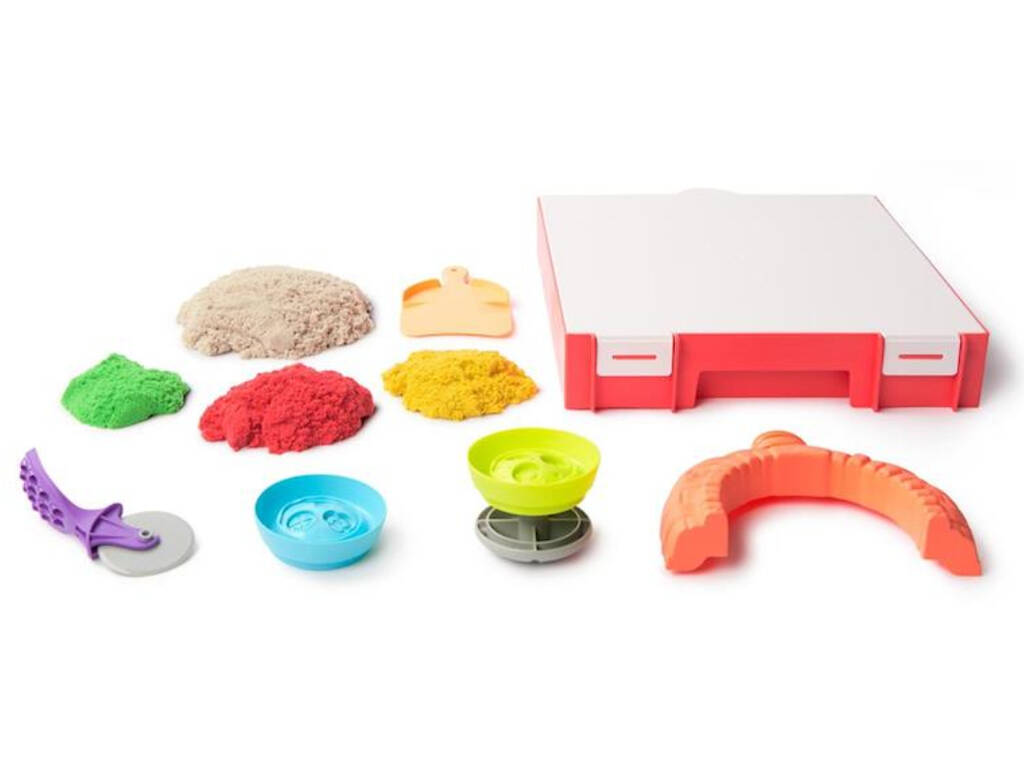 Kit Kinetic Sand Écrase la pizza