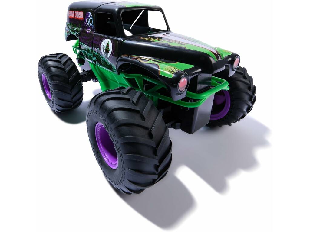 Véhicule fossoyeur télécommandé Monster Jam Smash & Bash