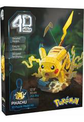 Puzzle 4D Build Pokémon Figura Pikachu de 201 Piezas