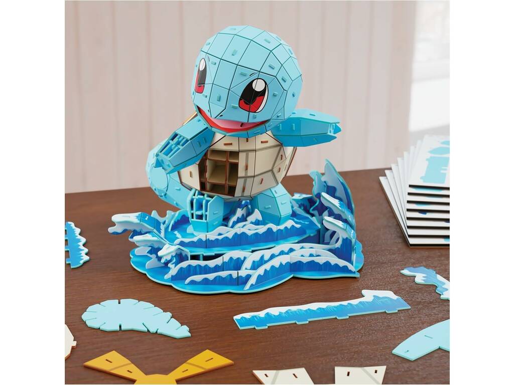 Puzzle 4D Build Pokémon Figurine Squirtle de 180 pièces