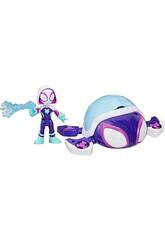 Spidey Waterwebs Figura e veicolo Ghost Turtle