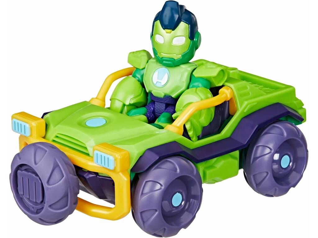 Marvel Iron Man And His Awesome Friends Iron Hulk Figure Iron Hulk avec Iron Bolide
