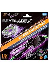 Beyblade X Set di lanciatori Victory Grip con Saber Samurai 2-70L