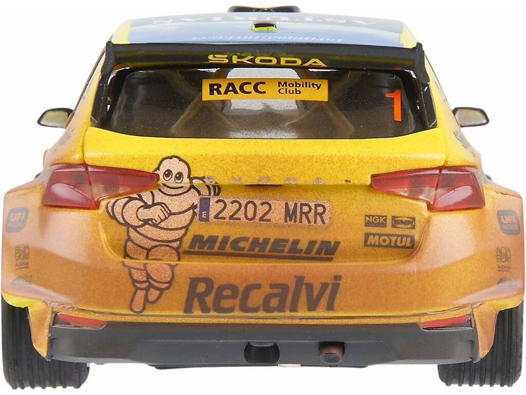 Scalextric Classic 1:32 Voiture Skoda Fabia WRC 2 de José Antonio Suárez